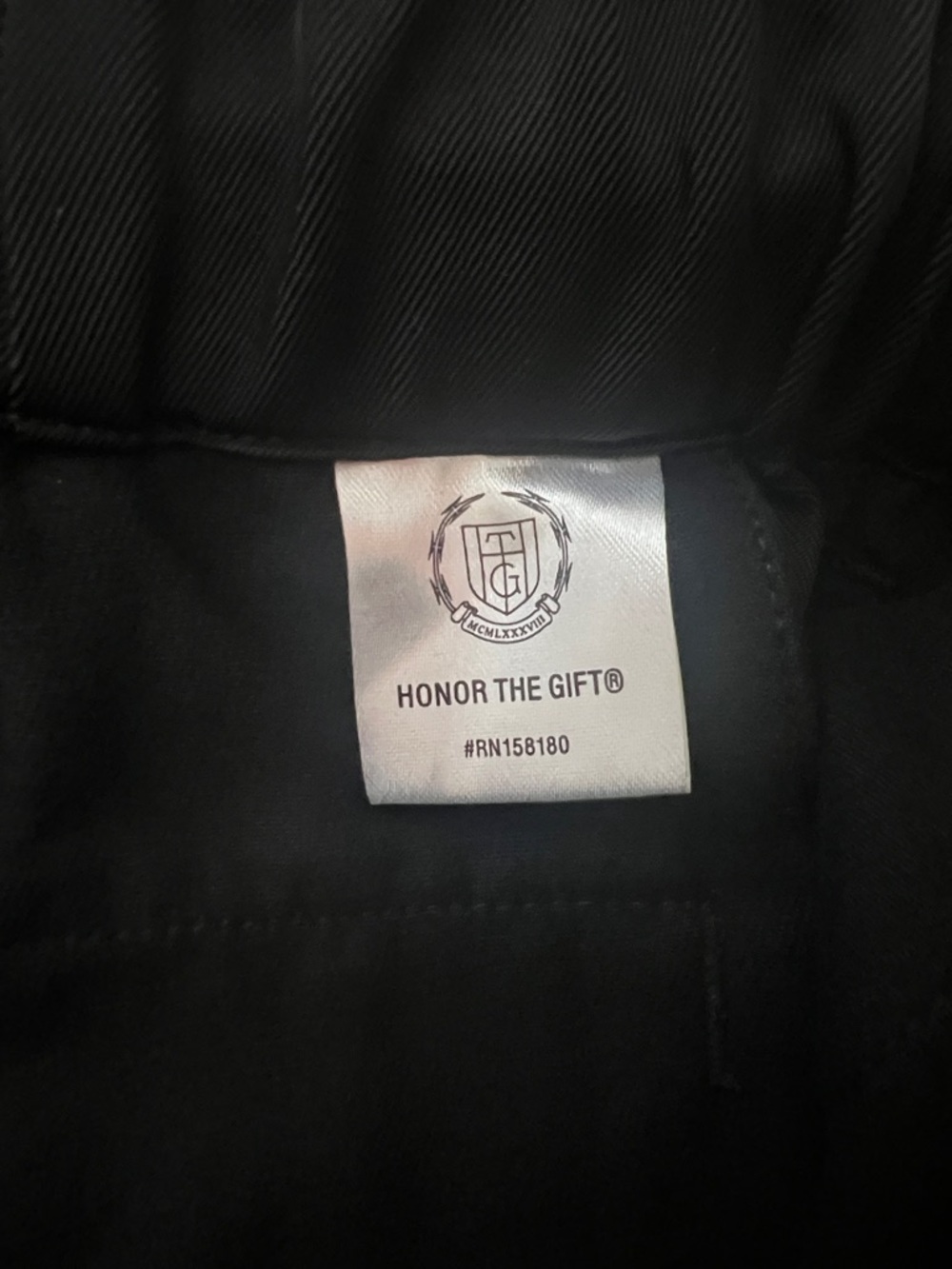 Honor The Gift Black Nylon Shorts Structured Streetwear Drawstring XS - Picture 9 of 12